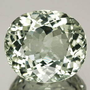 Tourmaline vert naturelle coupe ovale, 4,83 ct, VVS