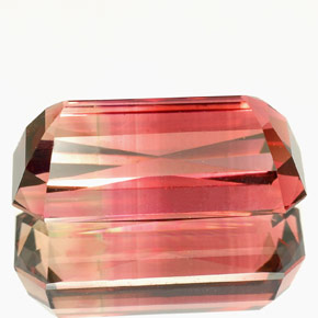 Tourmaline rose naturelle taille émeraude, 5,86 ct, VVS