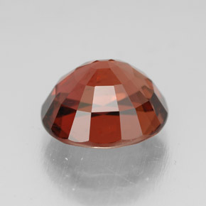 Tourmaline orange naturelle coupe ovale, 4,45 ct, VS-SI
