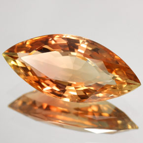Tourmaline multicolore naturelle marquise, 6,96 ct, VVS