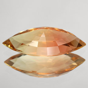 Tourmaline multicolore naturelle marquise, 6,96 ct, VVS