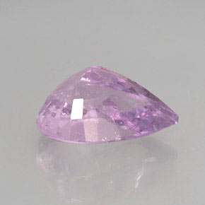 Tourmaline violet naturelle en forme de poire, 3,34 ct, I1