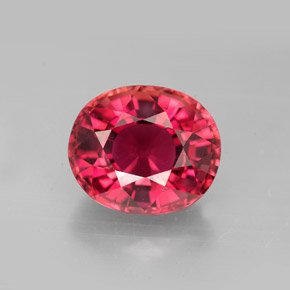 Tourmaline  naturelle coupe ovale, 5,07 ct, VVS-VS