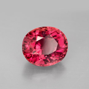 Tourmaline  naturelle coupe ovale, 5,07 ct, VVS-VS