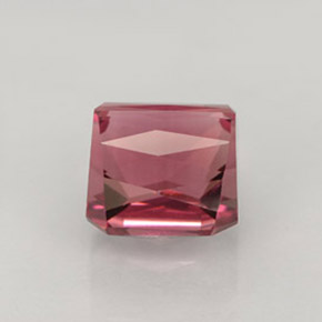 Tourmaline rose naturelle taille émeraude, 4,00 ct, VVS-VS