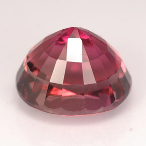 Tourmaline rose naturelle coupe ovale, 6,12 ct, VVS-VS