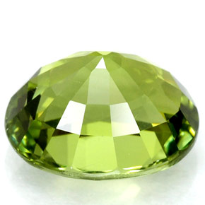 Tourmaline vert naturelle coupe ovale, 2,13 ct, VVS
