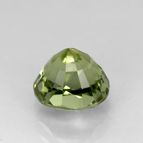 Tourmaline vert naturelle coupe ovale, 2,18 ct, VVS