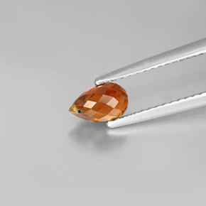 Tourmaline or naturelle briolette, 0,83 ct, VVS-VS