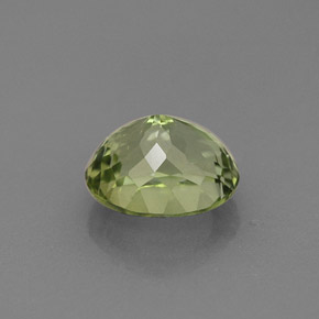 Tourmaline vert naturelle coupe ovale, 1,84 ct, VS