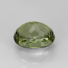 Tourmaline vert naturelle coupe ovale, 2,62 ct, VVS