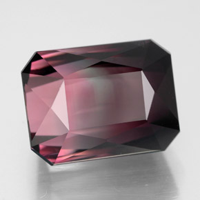 Tourmaline bicolore naturelle taille émeraude, 6,67 ct, VVS