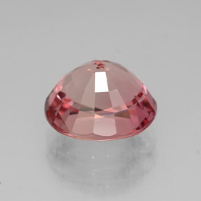 Tourmaline rose naturelle coupe ovale, 3,43 ct, VVS