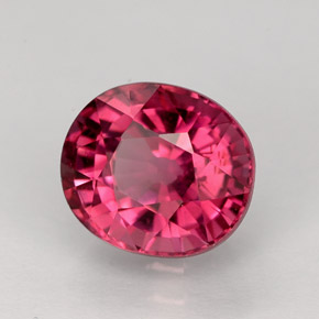 Tourmaline rose naturelle coupe ovale, 2,70 ct, VVS