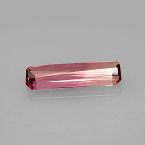 Tourmaline rose naturelle taille émeraude, 2,67 ct, VS