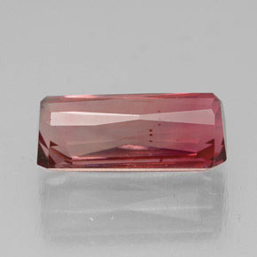 Tourmaline rose naturelle taille émeraude, 3,00 ct, VS