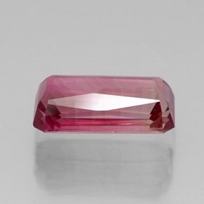 Tourmaline rose naturelle taille émeraude, 2,17 ct, VVS