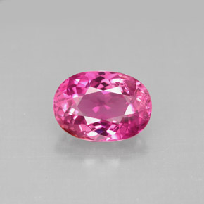 Tourmaline rose naturelle coupe ovale, 2,53 ct, VS-SI