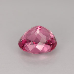 Tourmaline rose naturelle coupe ovale, 2,07 ct, VS