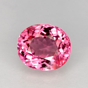 Tourmaline rose naturelle coupe ovale, 2,23 ct, VVS-VS