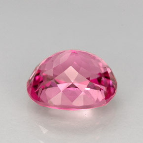 Tourmaline rose naturelle coupe ovale, 2,23 ct, VVS-VS