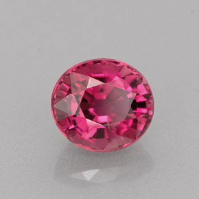 Tourmaline rose naturelle coupe ovale, 0,89 ct, VVS-VS