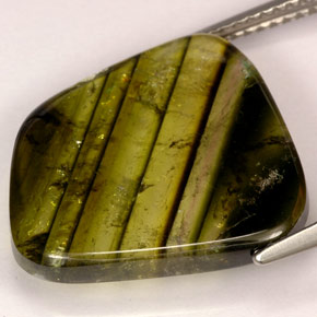 Tourmaline multicolore naturelle transparent, 9,21 ct, transparent / translucide