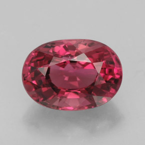 Tourmaline rose naturelle coupe ovale, 2,91 ct, VVS-VS