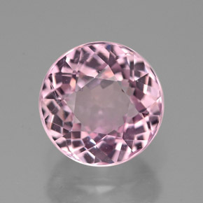 Tourmaline rose naturelle coupe roude, 3,50 ct, VVS-VS