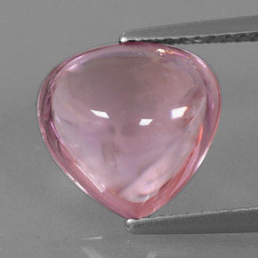 Tourmaline rose naturelle en forme de poire, 3,40 ct, transparent
