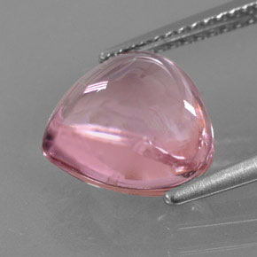 Tourmaline rose naturelle en forme de poire, 3,40 ct, transparent