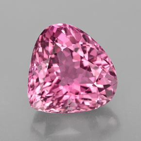 Tourmaline rose naturelle en forme de poire, 4,47 ct, VVS-VS