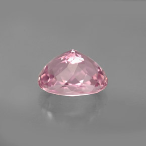 Tourmaline rose naturelle coupe ovale, 3,09 ct, VVS-VS