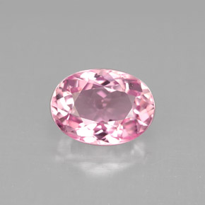 Tourmaline rose naturelle coupe ovale, 2,73 ct, VVS-VS