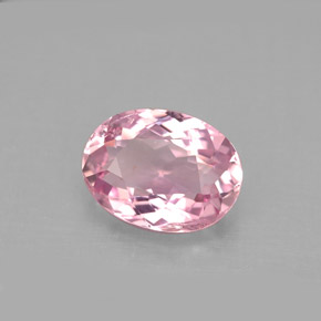 Tourmaline rose naturelle coupe ovale, 2,60 ct, VS-SI
