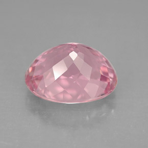 Tourmaline rose naturelle coupe ovale, 4,43 ct, VVS-VS