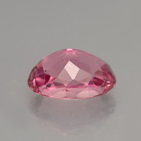 Tourmaline rose naturelle coupe ovale, 2,37 ct, VVS