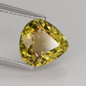 Tourmaline multicolore naturelle en forme de poire, 2,35 ct, IF