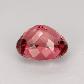 Tourmaline rose naturelle coupe ovale, 3,09 ct, VVS