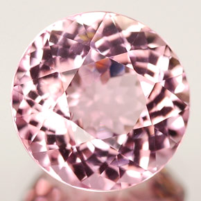 Tourmaline rose naturelle coupe roude, 2,76 ct, VVS-VS
