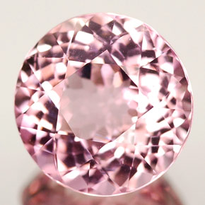 Tourmaline rose naturelle coupe roude, 2,76 ct, VVS-VS