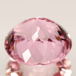 Tourmaline rose naturelle coupe roude, 2,76 ct, VVS-VS