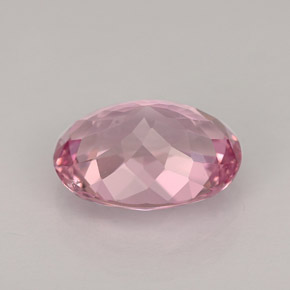 Tourmaline rose naturelle coupe ovale, 3,01 ct, VVS-VS