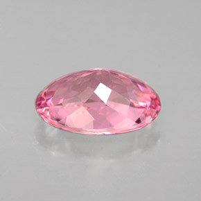 Tourmaline rose naturelle coupe ovale, 2,60 ct, VVS-VS