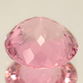 Tourmaline rose naturelle coupe roude, 2,02 ct, VS