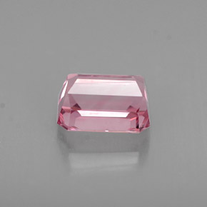 Tourmaline rose naturelle taille émeraude, 0,94 ct, VS-SI