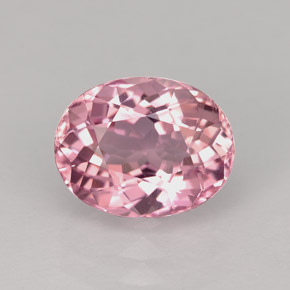 Tourmaline rose naturelle coupe ovale, 2,63 ct, VVS