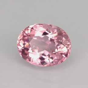 Tourmaline rose naturelle coupe ovale, 2,63 ct, VVS