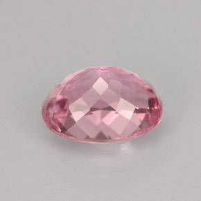 Tourmaline rose naturelle coupe ovale, 2,63 ct, VVS
