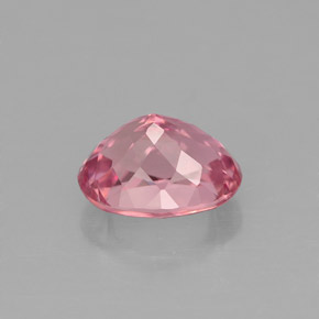 Tourmaline rose naturelle coupe ovale, 1,67 ct, VVS
